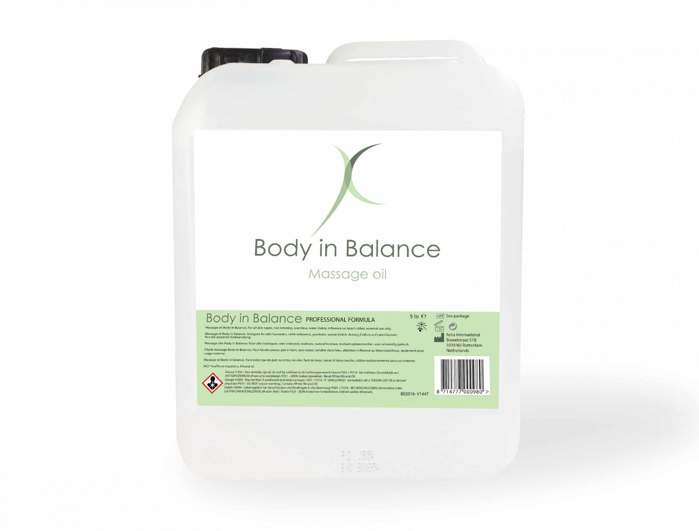 Body in Balance Massage Oil liter - Asha International