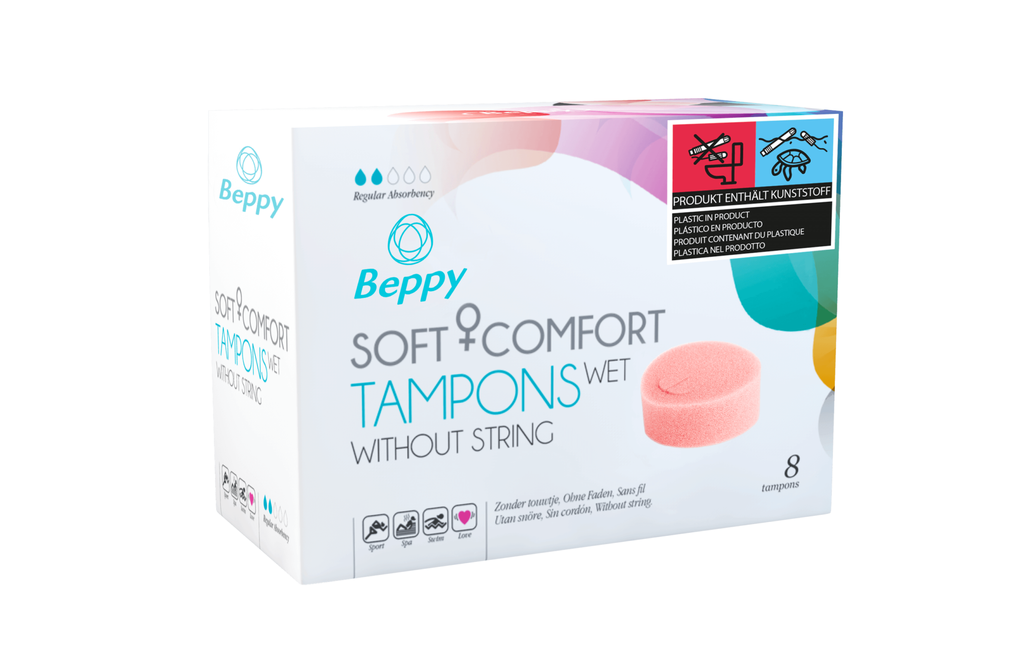 Beppy Soft + Comfort Tampons WET (8st.) Asha International