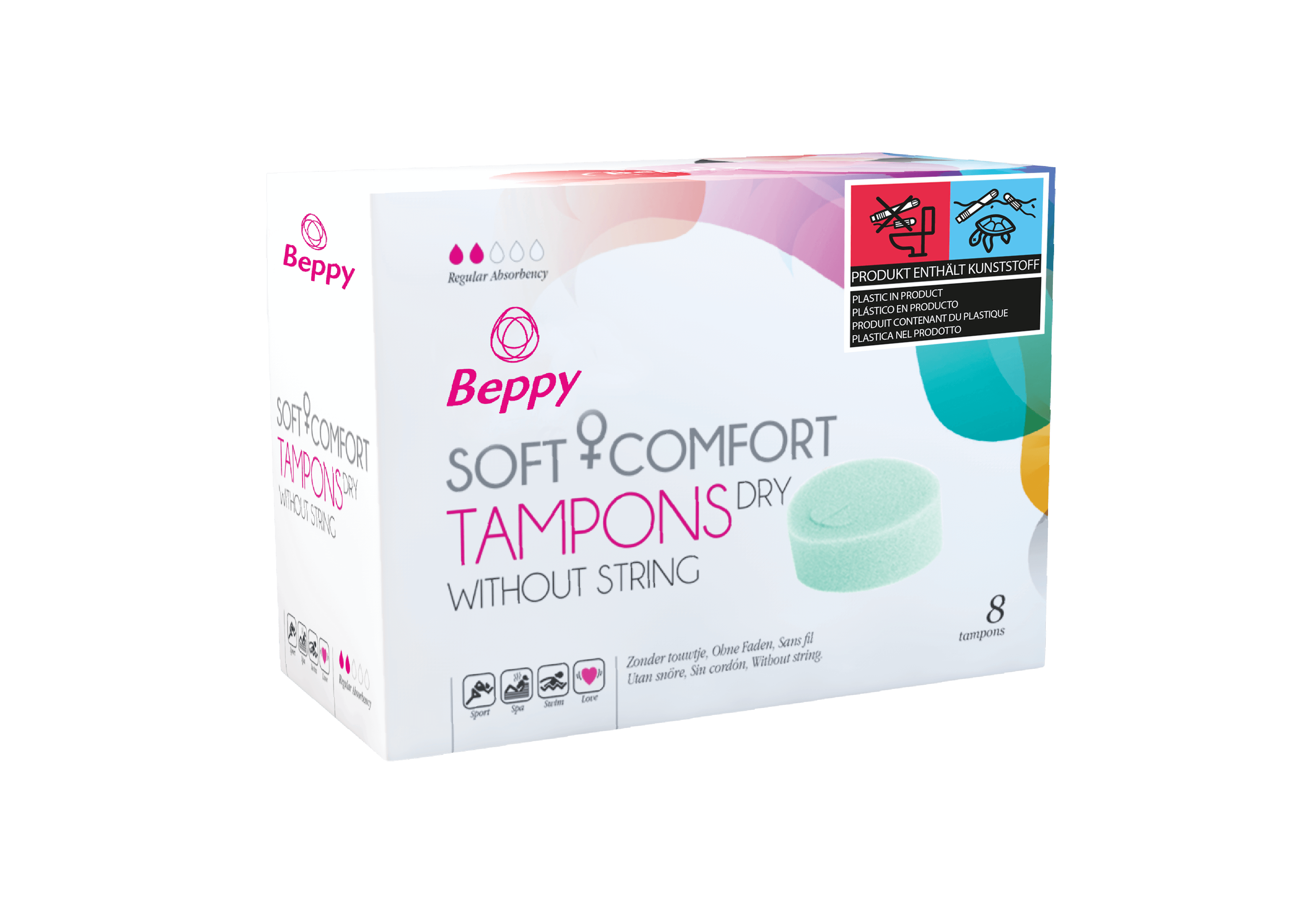 Løft dig op ortodoks hagl Beppy Soft + Comfort Tampons Extra Soft (8pcs.) - Asha International
