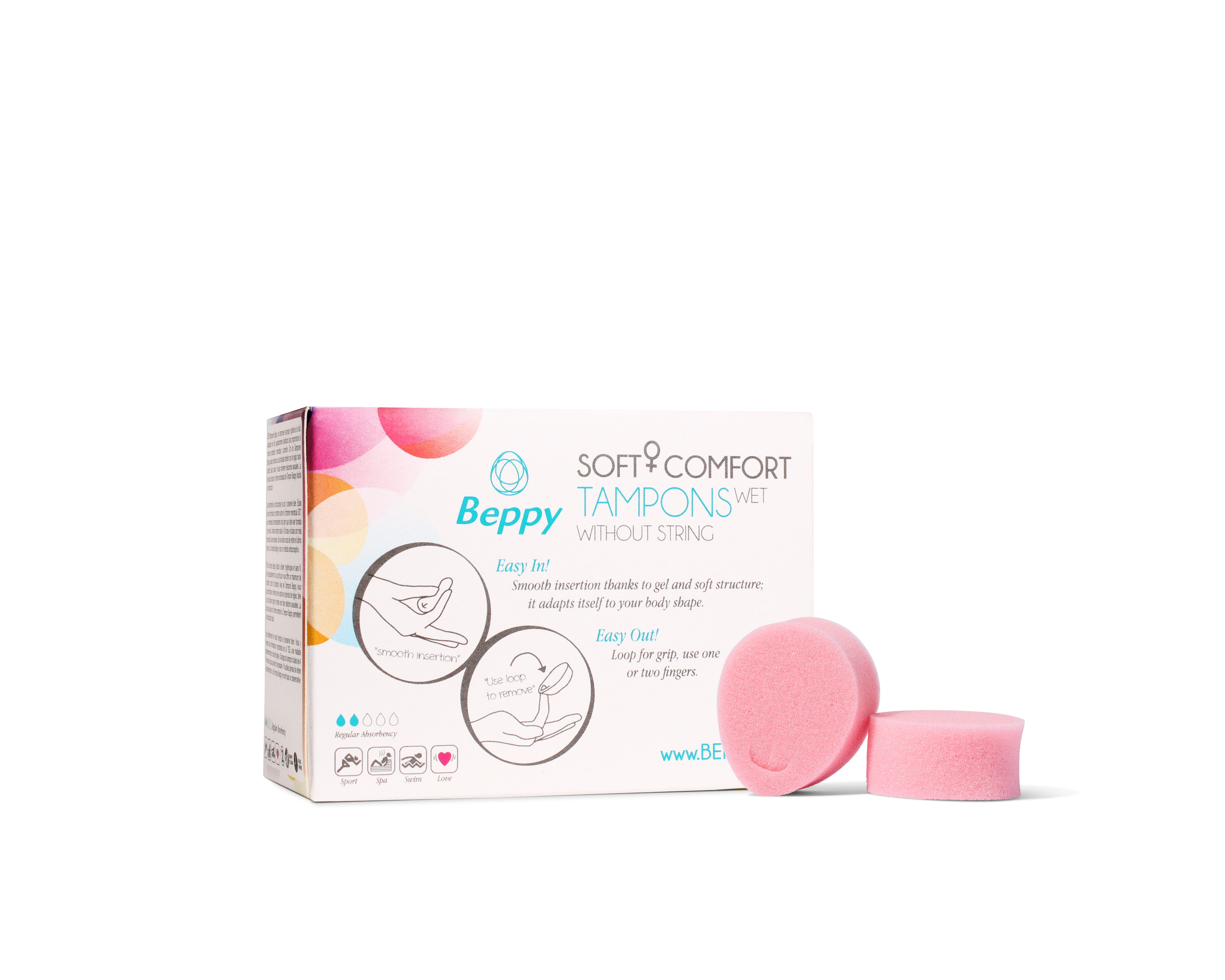 Beppy Soft + Comfort Tampons WET (2pc.)